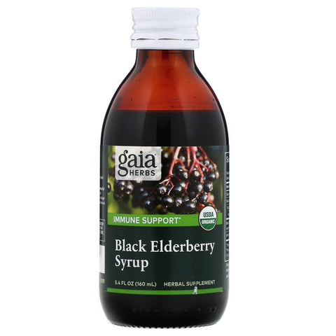 Gaia Herbs, Black Elderberry Syrup, 5.4 fl oz