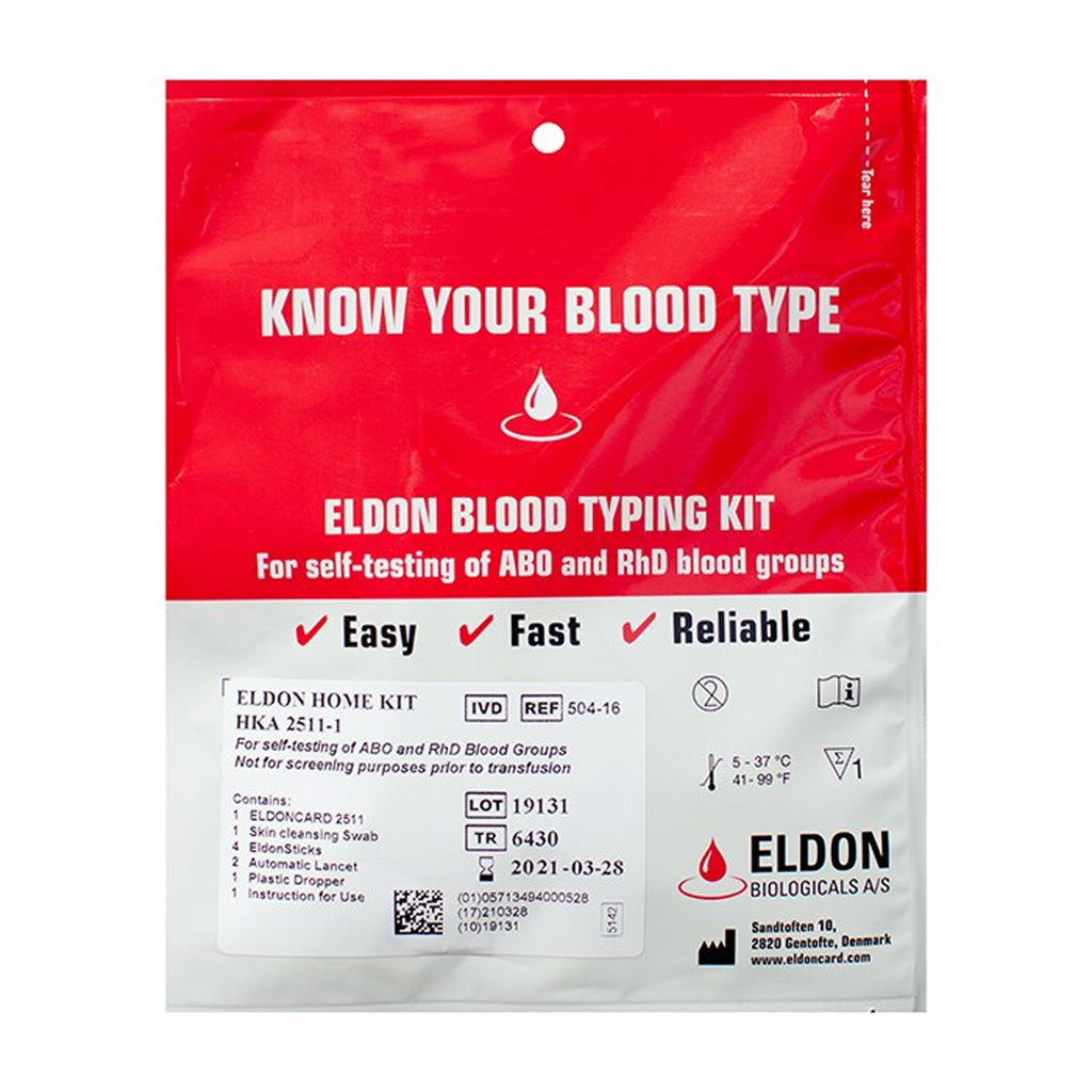 Blood Type Test Kit
